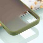 For iPhone 12 / 12 Pro Skin Feel Series Shockproof Frosted TPU + PC Protective Case(Army Green) - 5