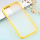 For iPhone 12 / 12 Pro Skin Feel Series Shockproof Frosted TPU + PC Protective Case(Yellow) - 1