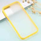 For iPhone 12 Pro Max Skin Feel Series Shockproof Frosted TPU + PC Protective Case(Yellow) - 1