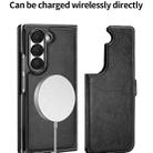 For Samsung Galaxy Z Fold6 VIETAO Integrated RFID MagSafe Detachable PU Phone Case(Black) - 3