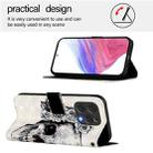 For Doogee N55 Plus 3D Painting Horizontal Flip Leather Phone Case(Skull) - 3