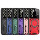 For OPPO Reno12 Pro Global Large Window MagSafe Holder Phone Case(Red) - 2