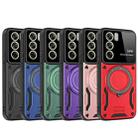 For OPPO Reno12 Pro Global Large Window MagSafe Holder Phone Case(Rose Gold) - 2