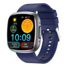 ET593 1.75 inch IPS Square Screen Smart Watch, ECG Electrocardiogram / Blood Sugar Monitoring(Blue) - 1