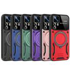 For Xiaomi 12T / 12T Pro Large Window MagSafe Holder Phone Case(Purple) - 2