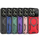 For Xiaomi 14 Large Window MagSafe Holder Phone Case(Red) - 2