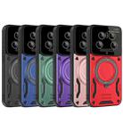 For Xiaomi 14 Ultra Large Window MagSafe Holder Phone Case(Red) - 2