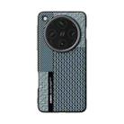 For OPPO Find X8 Pro ABEEL 6D Micro Relief MagSafe Magnetic Phone Case(Carbon Fiber Blue) - 2