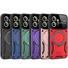 For Redmi Note 12 4G Global Large Window MagSafe Holder Phone Case(Purple) - 2