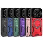 For Redmi Note 14 Pro 4G Global Large Window MagSafe Holder Phone Case(Purple) - 2