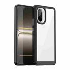 For OnePlus Ace 5 Racing Colorful Series Acrylic Hybrid TPU Phone Case(Black) - 1