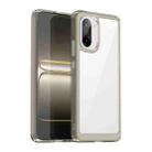 For OnePlus Ace 5 Racing Colorful Series Acrylic Hybrid TPU Phone Case(Transparent Grey) - 1