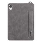 For Lenovo Tab M8 HD / FHD TPU Leather Back Tablet Case with Wristband(Grey) - 2