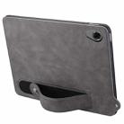 For Lenovo Tab M8 HD / FHD TPU Leather Back Tablet Case with Wristband(Grey) - 3