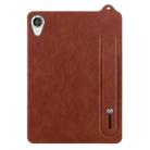 For Lenovo Tab M8 HD / FHD TPU Leather Back Tablet Case with Wristband(Brown) - 2