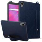 For Lenovo Tab M8 HD / FHD TPU Leather Back Tablet Case with Wristband(Dark Blue) - 1