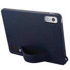 For Lenovo Tab M9 TPU Leather Back Tablet Case with Wristband(Dark Blue) - 3