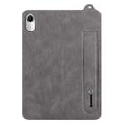 For Lenovo Tab P11 TB-J606F TPU Leather Back Tablet Case with Wristband(Grey) - 2