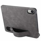 For Lenovo Tab P11 TB-J606F TPU Leather Back Tablet Case with Wristband(Grey) - 3