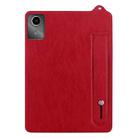 For Lenovo Tab M11 / Xiaoxin Pad 2024 TPU Leather Back Tablet Case with Wristband(Red) - 2