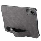 For Lenovo Tab M11 / Xiaoxin Pad 2024 TPU Leather Back Tablet Case with Wristband(Grey) - 3