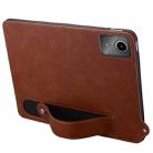 For Lenovo Tab M11 / Xiaoxin Pad 2024 TPU Leather Back Tablet Case with Wristband(Brown) - 3