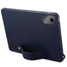 For Lenovo Tab M11 / Xiaoxin Pad 2024 TPU Leather Back Tablet Case with Wristband(Dark Blue) - 3