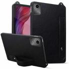 For Lenovo Tab M11 / Xiaoxin Pad 2024 TPU Leather Back Tablet Case with Wristband(Black) - 1