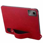For Lenovo Xiaoxin Pad 11 2025 TPU Leather Back Tablet Case with Wristband(Red) - 3