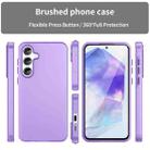 For Samsung Galaxy A55 5G Frosted Translucent TPU Hybrid PC Full Coverage Phone Case(Dark Purple) - 2