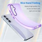 For Samsung Galaxy A55 5G Frosted Translucent TPU Hybrid PC Full Coverage Phone Case(Dark Purple) - 3