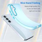 For Samsung Galaxy A35 5G Frosted Translucent TPU Hybrid PC Full Coverage Phone Case(Blue) - 3