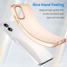 For Samsung Galaxy A06 5G Frosted Translucent TPU Hybrid PC Full Coverage Phone Case(Orange) - 3