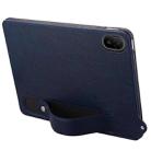 For Huawei MatePad SE 11 2024 TPU Leather Back Tablet Case with Wristband(Dark Blue) - 3