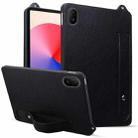 For Huawei MatePad SE 11 2024 TPU Leather Back Tablet Case with Wristband(Black) - 1