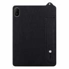 For Huawei MatePad SE 11 2024 TPU Leather Back Tablet Case with Wristband(Black) - 2