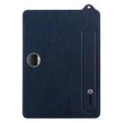 For Honor MagicPad 2 12.3 2024 TPU Leather Back Tablet Case with Wristband(Dark Blue) - 2