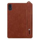 For Honor Pad X8 Pro / X9 2023 TPU Leather Back Tablet Case with Wristband(Brown) - 2