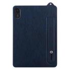 For Honor Pad X8 Pro / X9 2023 TPU Leather Back Tablet Case with Wristband(Dark Blue) - 2