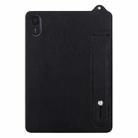For Honor Pad X8 Pro / X9 2023 TPU Leather Back Tablet Case with Wristband(Black) - 2