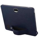 For Honor Pad 9 12.1 2023 TPU Leather Back Tablet Case with Wristband(Dark Blue) - 3