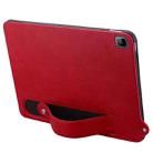 For Honor Pad 6 / X8 / X8 Lite TPU Leather Back Tablet Case with Wristband(Red) - 3