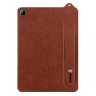 For Honor Pad 6 / X8 / X8 Lite TPU Leather Back Tablet Case with Wristband(Brown) - 2