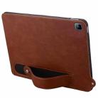 For Honor Pad 6 / X8 / X8 Lite TPU Leather Back Tablet Case with Wristband(Brown) - 3