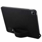 For Honor Pad 6 / X8 / X8 Lite TPU Leather Back Tablet Case with Wristband(Black) - 3