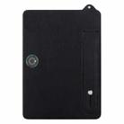 For OnePlus Pad / OPPO Pad 2 TPU Leather Back Tablet Case with Wristband(Black) - 2