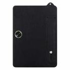 For OnePlus Pad GO / OPPO Pad Air 2 TPU Leather Back Tablet Case with Wristband(Black) - 2