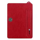 For OnePlus Pad Pro TPU Leather Back Tablet Case with Wristband(Red) - 2