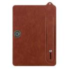 For OnePlus Pad Pro TPU Leather Back Tablet Case with Wristband(Brown) - 2