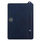 For OnePlus Pad Pro TPU Leather Back Tablet Case with Wristband(Dark Blue) - 2